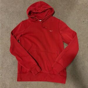 Vintage Red Nike Hoodie